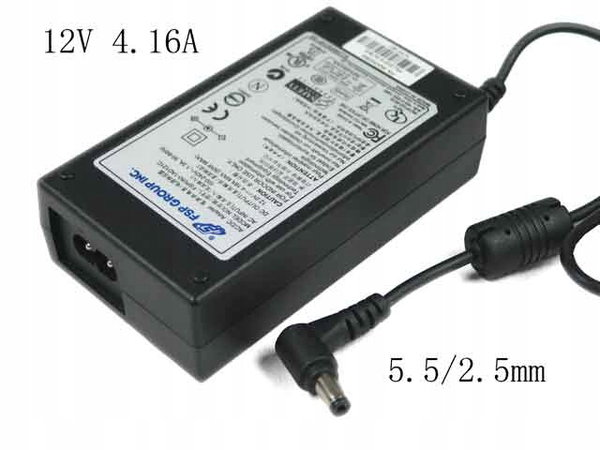 Zasilacz DEKODERA CANAL+ FSP050-1AD121C 12V/4,16A - wtyk DC 5,5/2,5mm NOWY