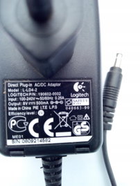 ZASILACZ LOGITECH 8V 500mA MODEL L-LD4-2 WTYCZKOWY