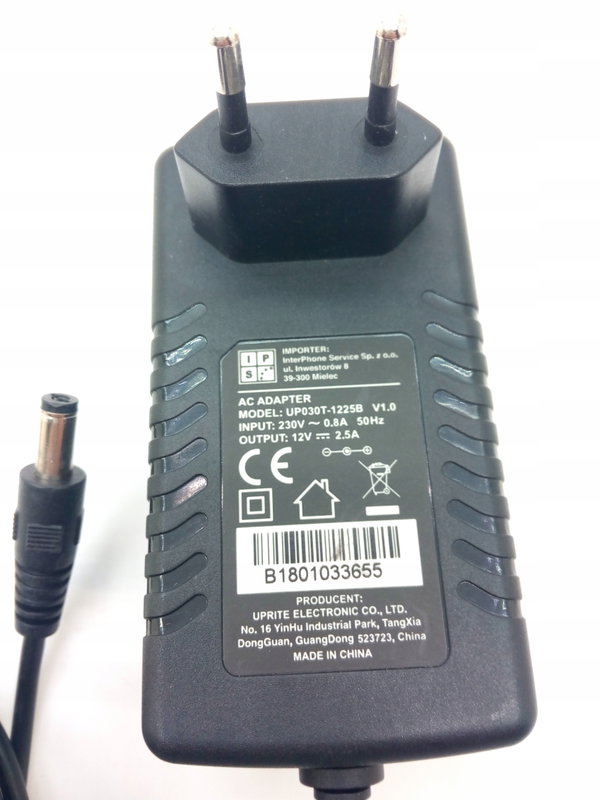 ZASILACZ UPO30T-1225B CYFROWY POLSAT HD 12V 2,5A