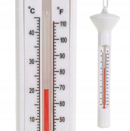 Termometr basenowy pływający Topeq 19x5x5 cm Biały