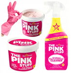 THE PINK STUFF PASTA CZYSZCZĄCA 850g + DUŻY PŁYN CZYSZCZĄCY CLEANER 850ML