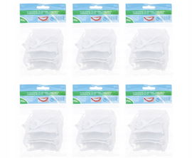 ZESTAW: Nić Dentystyczna Nitko Wykałaczki 450 szt Do Czyszczenia Zębów