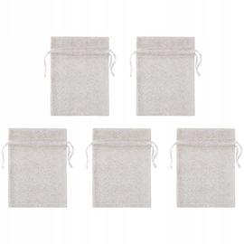 Woreczki z organzy Hobby Flora Organza Brokat brokatowe Złote 5 sztuk set