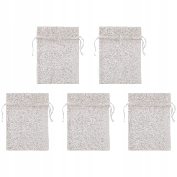 Woreczki z organzy Hobby Flora Organza Brokat brokatowe Złote 5 sztuk set