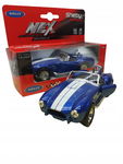 SHELBY COBRA 427 KOLEKCJONERSKI METALOWY MODEL SAMOCHODU 1.34 NIEBIESKI