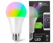 SMART ŻARÓWKA WIFI LED inteligentne oświetlenie RGB 9W E27 806 lumen 2,4GHz