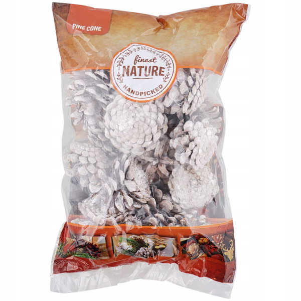 SZYSZKI BIAŁE NATURALNA SUPER DEKORACJA BIELONE DO STROIKU finest nature 91