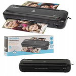 ZESTAW LAMINATOR FICHERO URZĄDZENIE DO LAMINOWANIA ZDJĘĆ A4 + 5 ARKUSZY A4