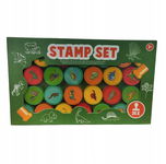 Zestaw stempelków dla dzieci STAMP SET 26szt ziel.