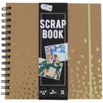 ALBUM DO SCRAPPINGU SCRAPBOOKING ozdobny BRĄZOWY 20 x 20 cm 50 kart 200 GSM