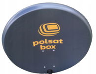 ANTENA SATELITARNA CYFROWY POLSAT BOX HD ORYGINALNA 70 cm Grafitowa