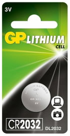 Bateria litowa firma GP wersja CR2032 DL2032 3V Lithium 1 sztuka Blister