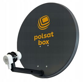 Antena Cyfrowy Polsat Box 70 cm oryginalna + konwerter 1 wyjście Single