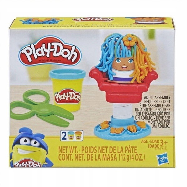 CIASTOLINA Play-Doh Afera u Fryzjera 2 Tubki z akcesoriami Hasbro E4918 3+