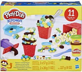 CIASTOLINA PLAY-DOH KUCHENNE KREACJE ROBIMY KOLOROWE CUKIERKI 5 TUB F7397