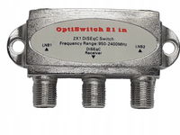 Diseqc Optiswitch 2/1 2 wejścia 1 wyjscie SAT wewnętrzny 950-2400mHZ