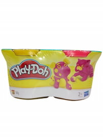 CIASTOLINA PLAY DOH 168 GR RÓŻOWY I ŻÓŁTY KOT PIES NA PREZENT DLA DZIECI