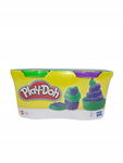 CIASTOLINA PLAY DOH 168 GRAM ZIELONY FIOLET BABECZKA DIY PREZENT 2 TUBKI