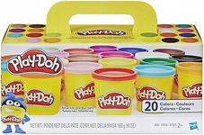 Ciastolina Play-Doh  DUŻA PACZKA 20 MIX KOLOROWYCH TUBEK A7924 HASBRO  2+