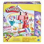 Ciastolina PLAY-DOH MAGICZNA LODZIARNIA TĘCZOWE LODY UNICORN 4 tub 8 kolory