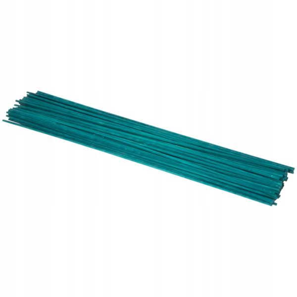 DREWNIANE TYCZKI DO ROŚLIN KWIATÓW zielone 40 cm x 50 sztuk KOLOR ZIELONY