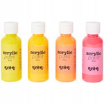 Farby akrylowe Avec B.V. 4 x 80 ml kolor neon 234