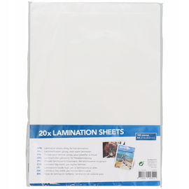 Folia do laminowania półmatowa A4 Ibico 100micron 20 arkuszy w zestawie