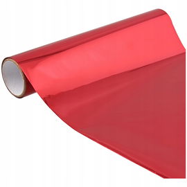FOLIA DO ZŁOCEŃ NA CIEPŁO RED  CZERWONA MOCNA 150 mm x 300 cm EMBOSSING