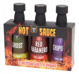 FUNLAB SUPER HOT ZESTAW OSTRYCH SOSÓW 3X45 mL HABANERO CHILI CHIPOTLE MIX