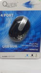 HUB QUER FAST USB 2.0 INTERFACE 4 PORTY 480Mbps Plug&Play KOM0750