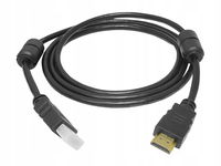 Kabel HDMI LXHD17F HDMI - HDMI 1,5 m z filtrami pozłacane końcówki Lamex