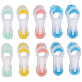 KLAMERKI SPINACZE DO BIELIZNY PRANIA WYTRZYMAŁE 10 szt kolorowe 39