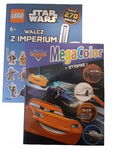 KOLOROWANKA + 295 NAKLEJEK DISNEY PIXAR CARS MegaColor + druga LEGO Gratis