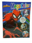 KOLOROWANKA DISNEY MEGA COLOR naklejki Spider Man Venom Spider Verce Gwen