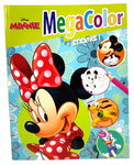 KOLOROWANKA DISNEY MINNIE  MEGA COLOR Z NAKLEJKAMI MIKI DONALD PLUTO DAISY