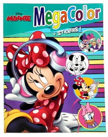 KOLOROWANKA DISNEY MINNIE Z NAKLEJKAMI MEGA COLOR DAISY KACZOR DONALD MIKI
