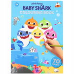 KOLOROWANKA dzieci MALOWANKA BABY SHARK 70 stron Wymiary 21 x 30 cm