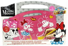 Kolorowanka Malowanka filcowa Disney MYSZKA MINNIE MOUSE 10 sztuk arkuszy