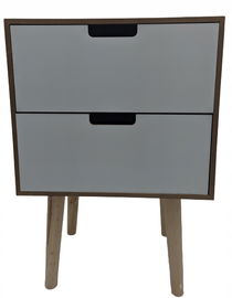 KOMODA 2 SZUFLADY OZDOBNA SZAFKA NOCNA STOLIK 584