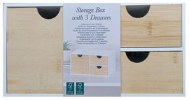 Komoda szafeczka szafka z trzema szufladami na biżuterie do sypialni biała