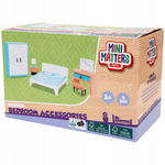 Drewniane meble do domku dla lalek Mini Matters Sypialnia Bedroom 76