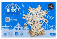 Drewniane puzzle 3D Diabelski Młyn Ferris Wheel 177 elementów Zrób To Sam