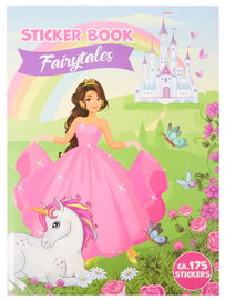 Książka z naklejkami wyklejanka FAIRYTALES BAJKI KSIĘŻNICZKI 175 SZTUK