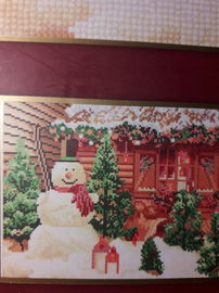 MALOWANIE HAFT DIAMENTOWY NEON BAŁWAN PREZENT 788