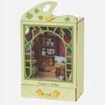 Miniaturowy Domek Led Pokój Malarza Painter Atelier Curiosity Cabinet DIY