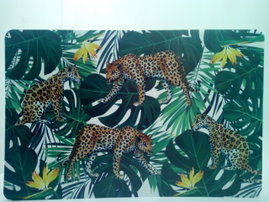 Mata stołowa podkładka pod talerze 4 sztuki 43 x 28 cm Gepard Monstera