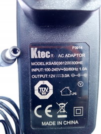 ORYGINALNY ZASILACZ POLSAT BOX CANAL+ VECTRA model KSAS0361200300HE 12V 3A