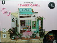 MINIATUROWY DOMEK SWEET CAFE KAWIARENKA DO SAMODIELNEGO SKŁADANIA DIY