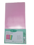 PAPIER kolorowy 40 sztuk hobby carton 27 x 13,5 kolory jasne pastelowe