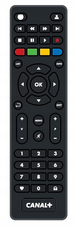 Pilot Canal+ Platforma do dekoder TVBOX+ model DSB4300 nowy oryginalny